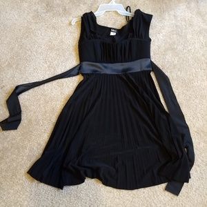 Empire-Waist Black Dress Juniors Size Large